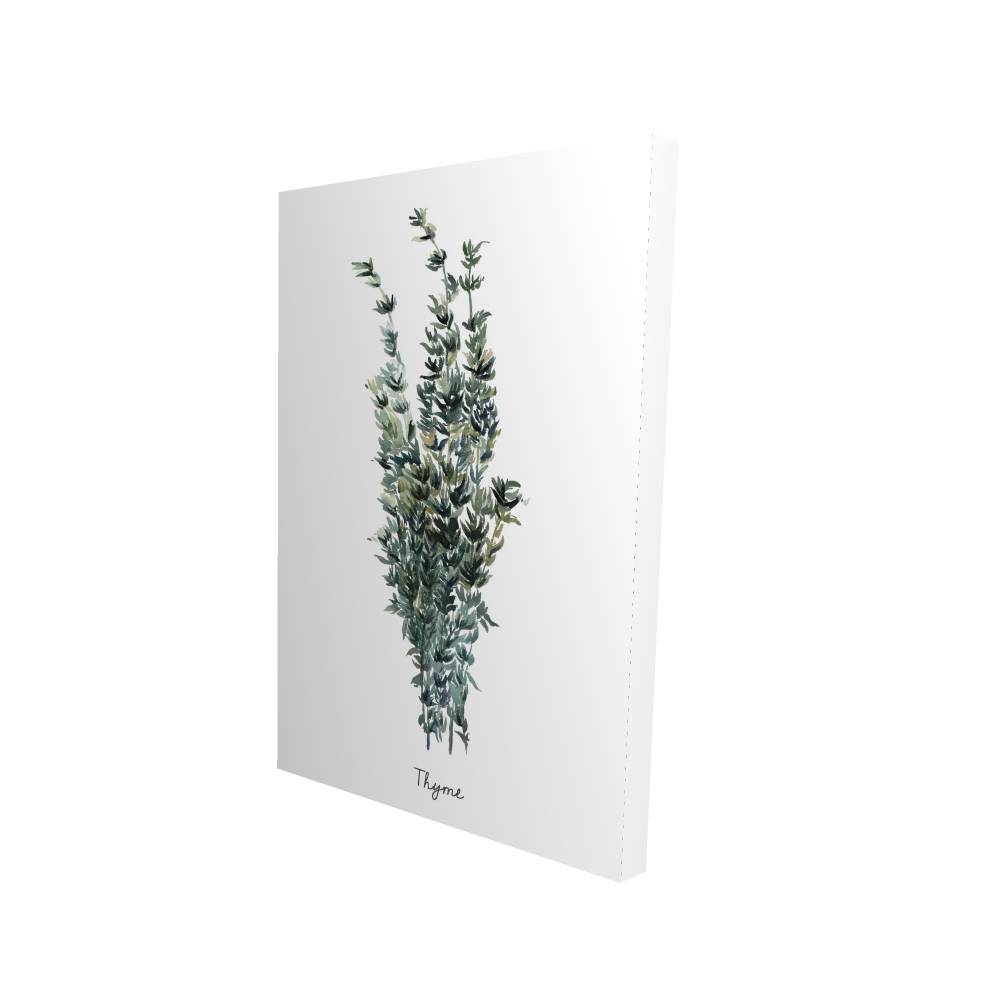 2080-3624-GA92-1 24 x 36 in. Thyme Leaves Bundle - En - Kitchen Canvas for Home Decor