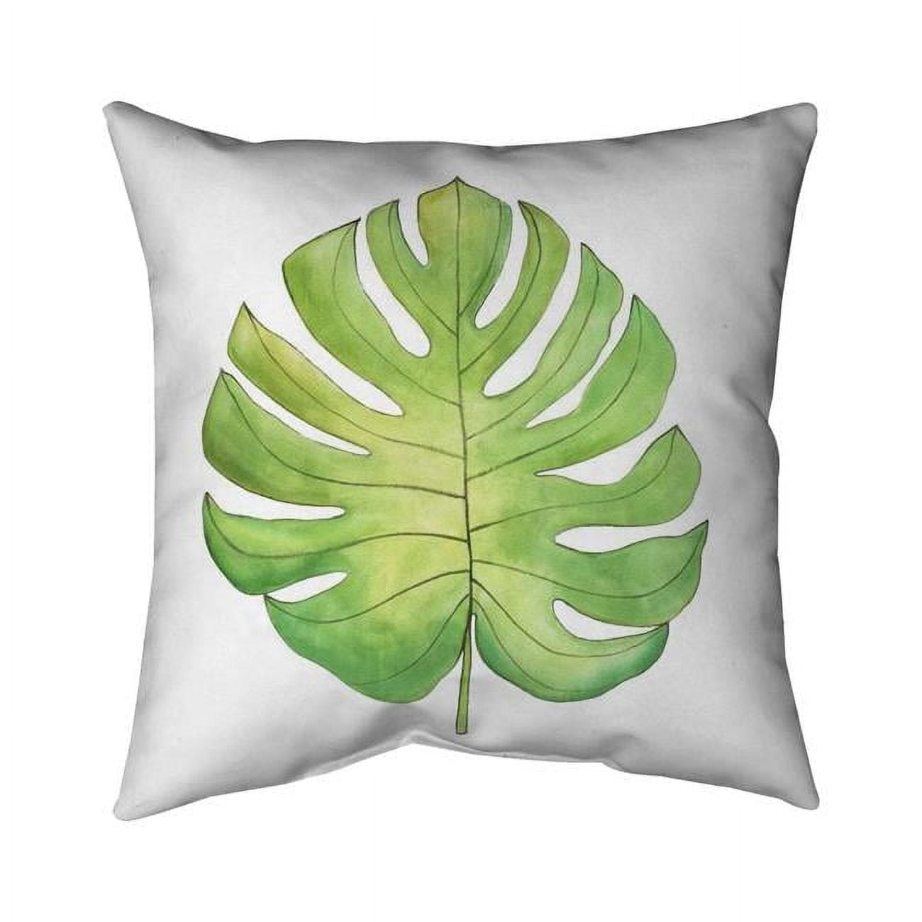 26 x 26 in. Tropical Leaf-Double Sided Print Indoor Pillow