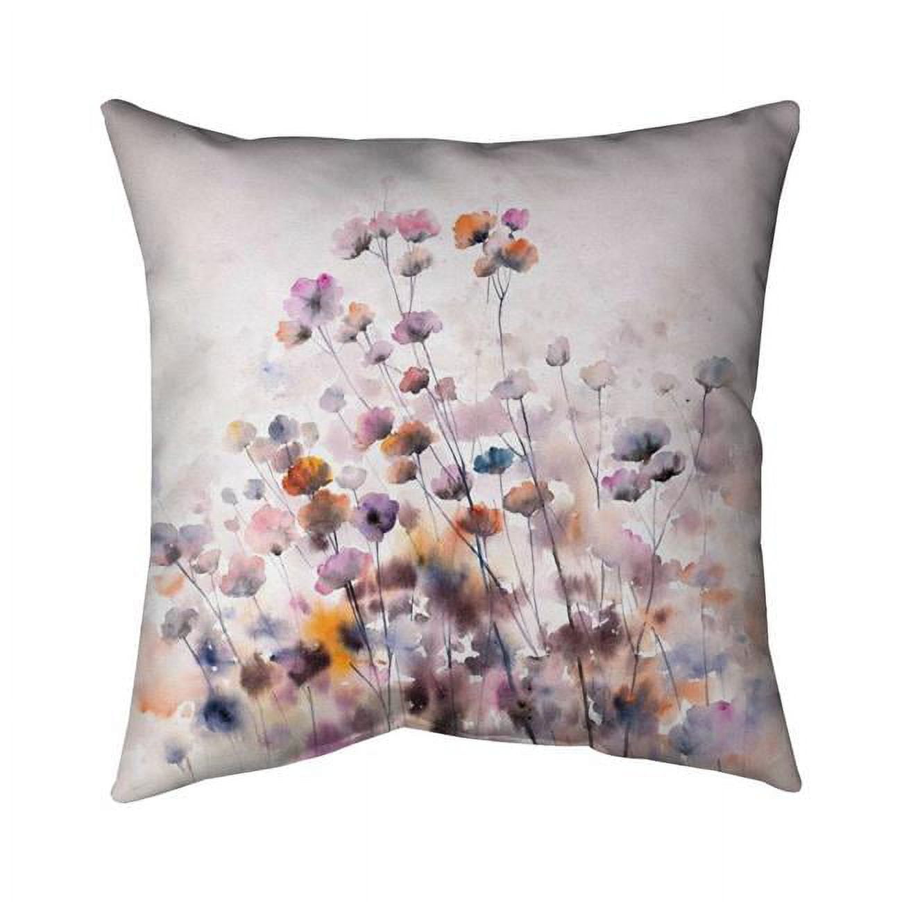 26 x 26 in. Wildflowers-Double Sided Print Indoor Pillow