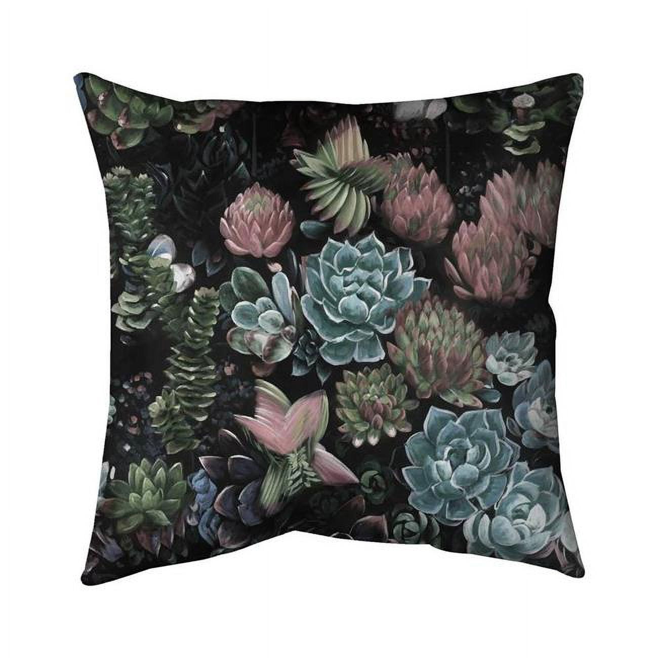 26 x 26 in. Succulent Set-Double Sided Print Indoor Pillow