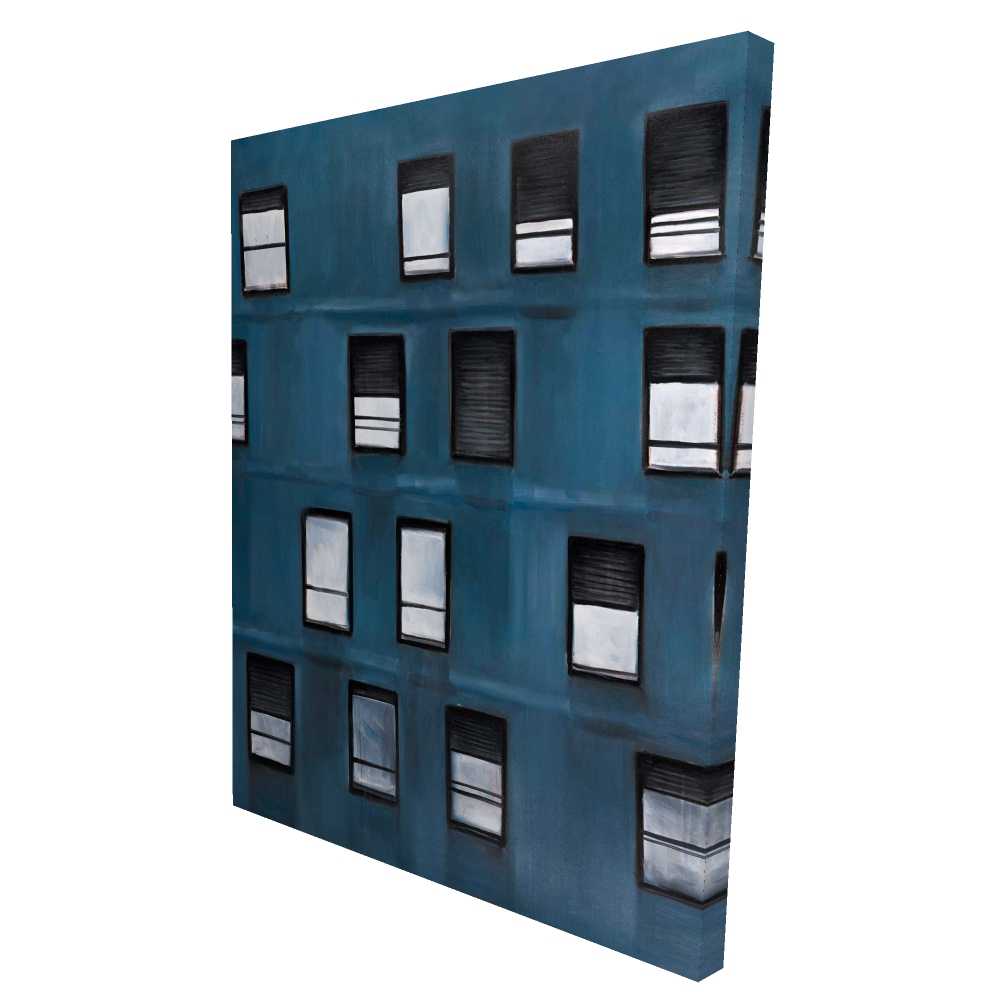 2080-4836-CI273 36 x 48 in. Urban Building - Building Architecture Canvas for Home Decor