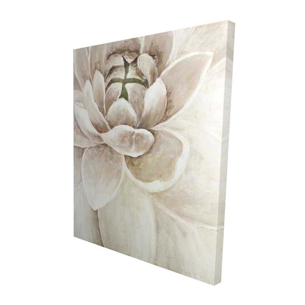 2080-6048-FL88 48 x 60 in. Delicate Chrysanthemum - Office Flowers Canvas