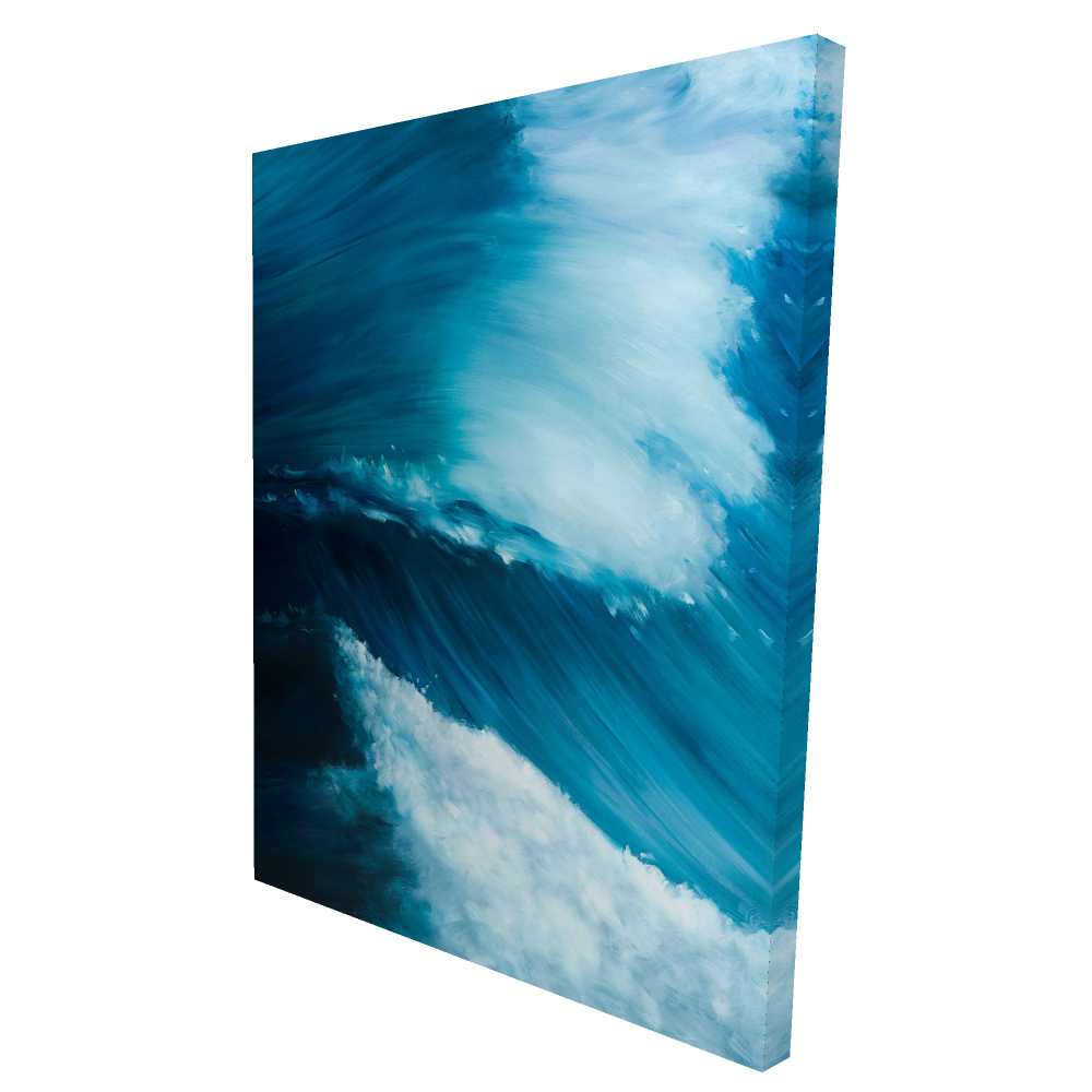 2080-4836-CO48 36 x 48 in. Unleashed Sea - Coastal Waves Canvas for Home Decor