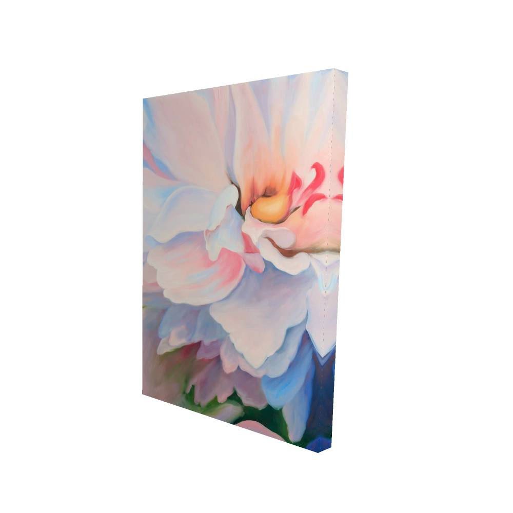 2080-3624-FL167 24 x 36 in. Pastel Colored Flower - Botanical Romantic Canvas Decor