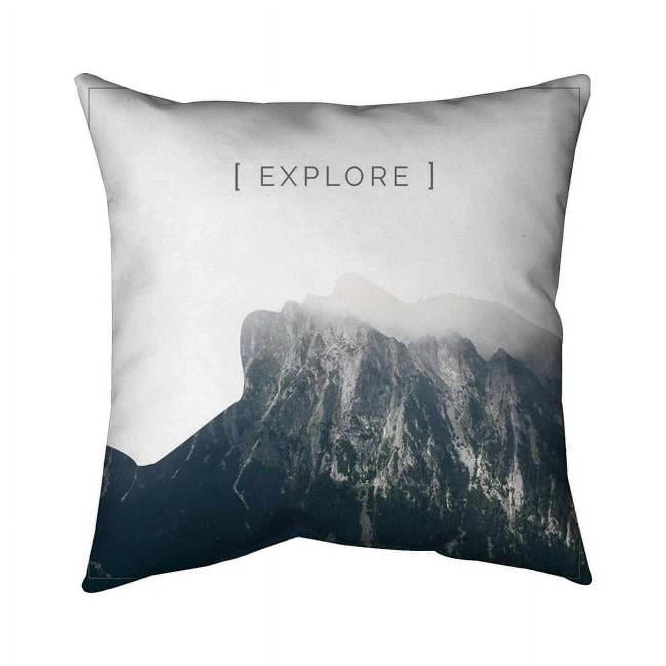 26 x 26 in. Explore-Double Sided Print Indoor Pillow