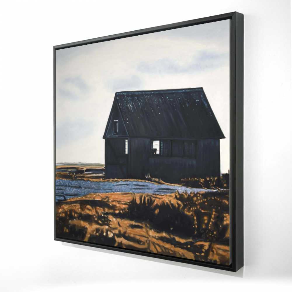 2081-3636-LA164 36 x 36 in. Abandoned Barn - Framed Canvas Kitchen Decor for Home