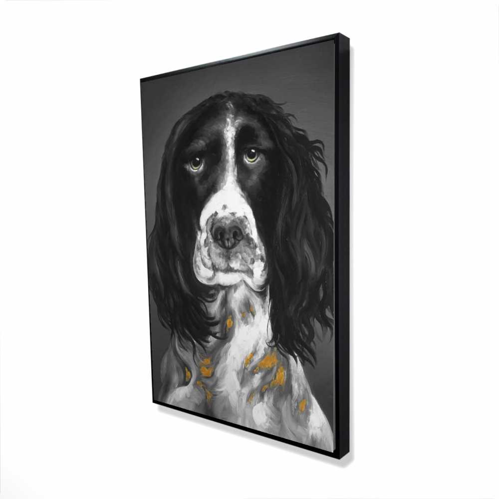 2081-3624-AN308 24 x 36 in. Beautiful English Springer Spaniel - Hyperrealist Canvas Art