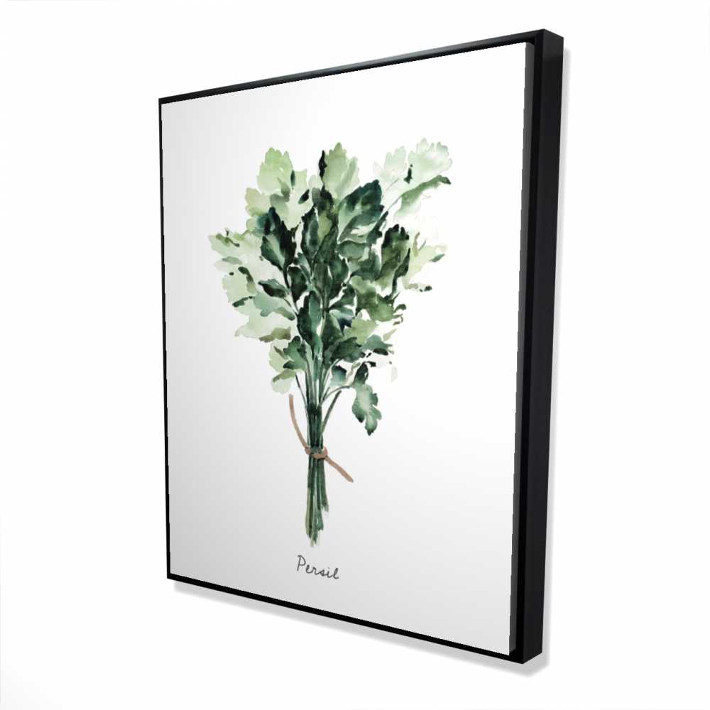 2081-6048-GA93-2 48 x 60 in. Tied Up Persil Bundle - Illustrative White Framed Canvas