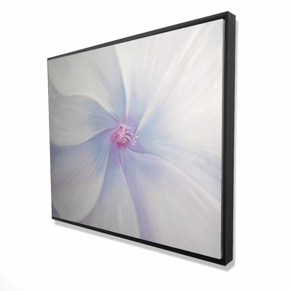 2081-4860-FL254 48 x 60 in. Petals - Minimalist Botanical Framed Canvas for Home Decor