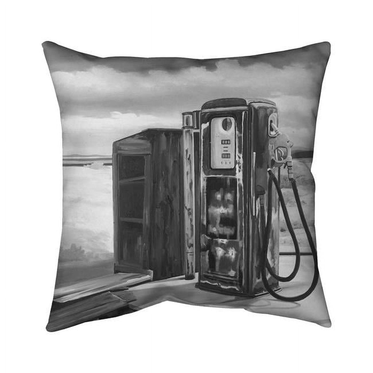 26 x 26 in. Old Gas Pump-Double Sided Print Indoor Pillow