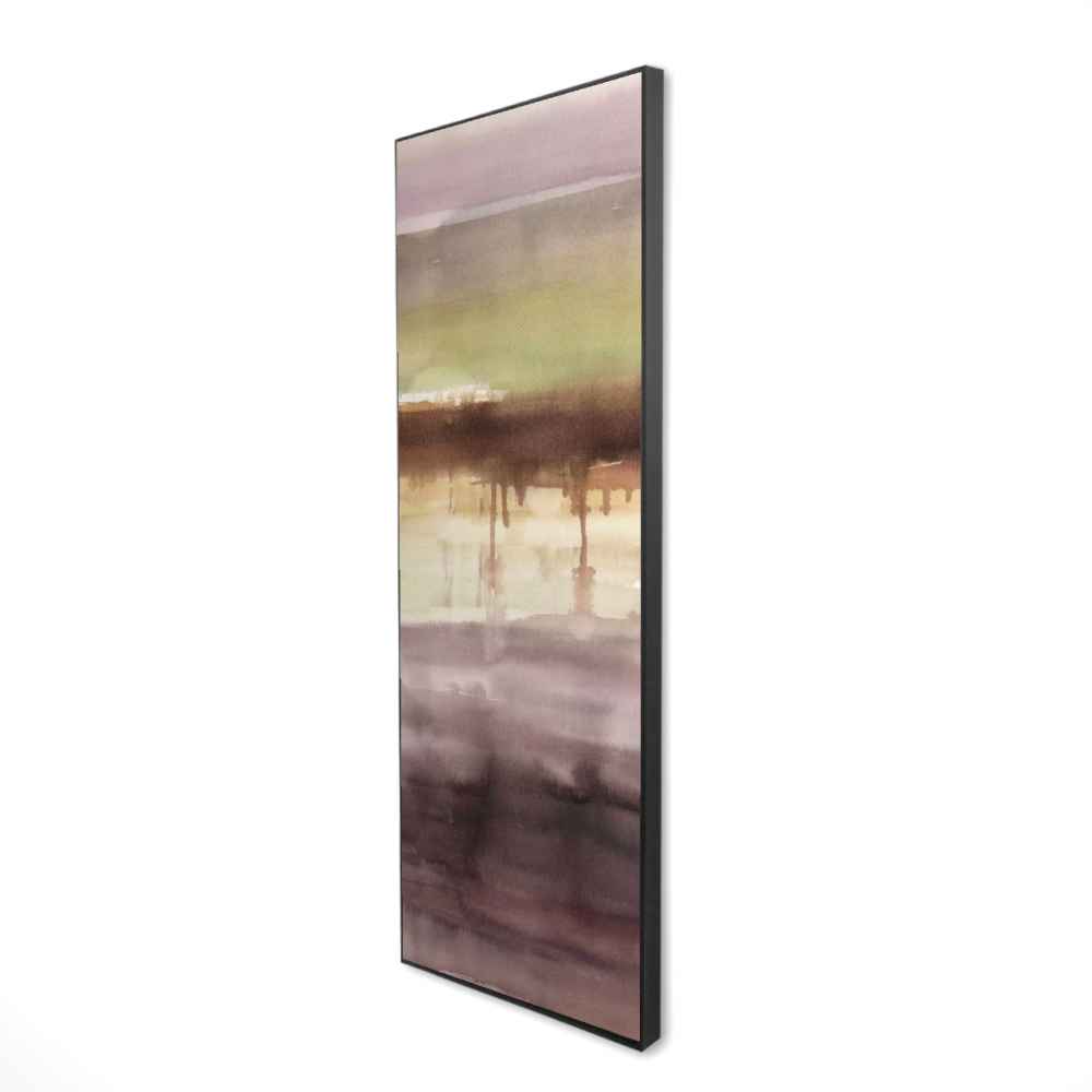 2081-6020-AB81 20 x 60 in. Stripes - Illustrative Abstract Framed Canvas for Home Decor