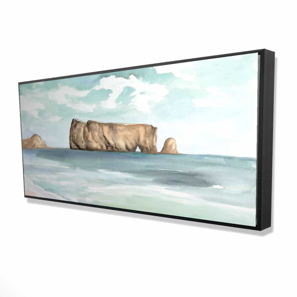 2081-2448-LA169 24 x 48 in. Rocher Perc - Minerals Bedroom Framed Canvas