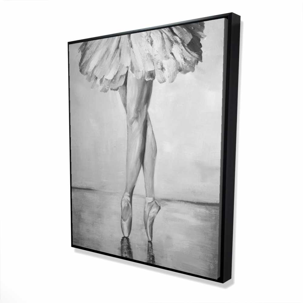 2081-6048-SP24 48 x 60 in. Ballet Classic Steps - Black & White Canvas Art