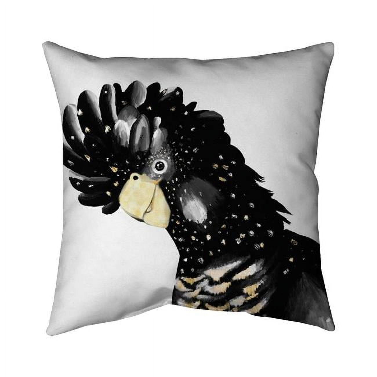 18 x 18 in. Cockatoo Parrot-Double Sided Print Indoor Pillow