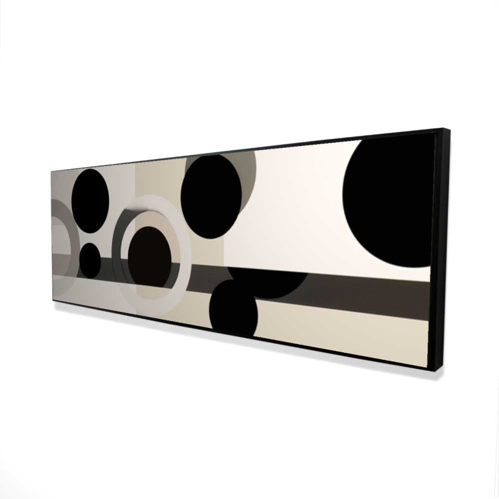 2081-2060-PA31 20 x 60 in. Grouped - Office Gray Framed Canvas for Home Decor