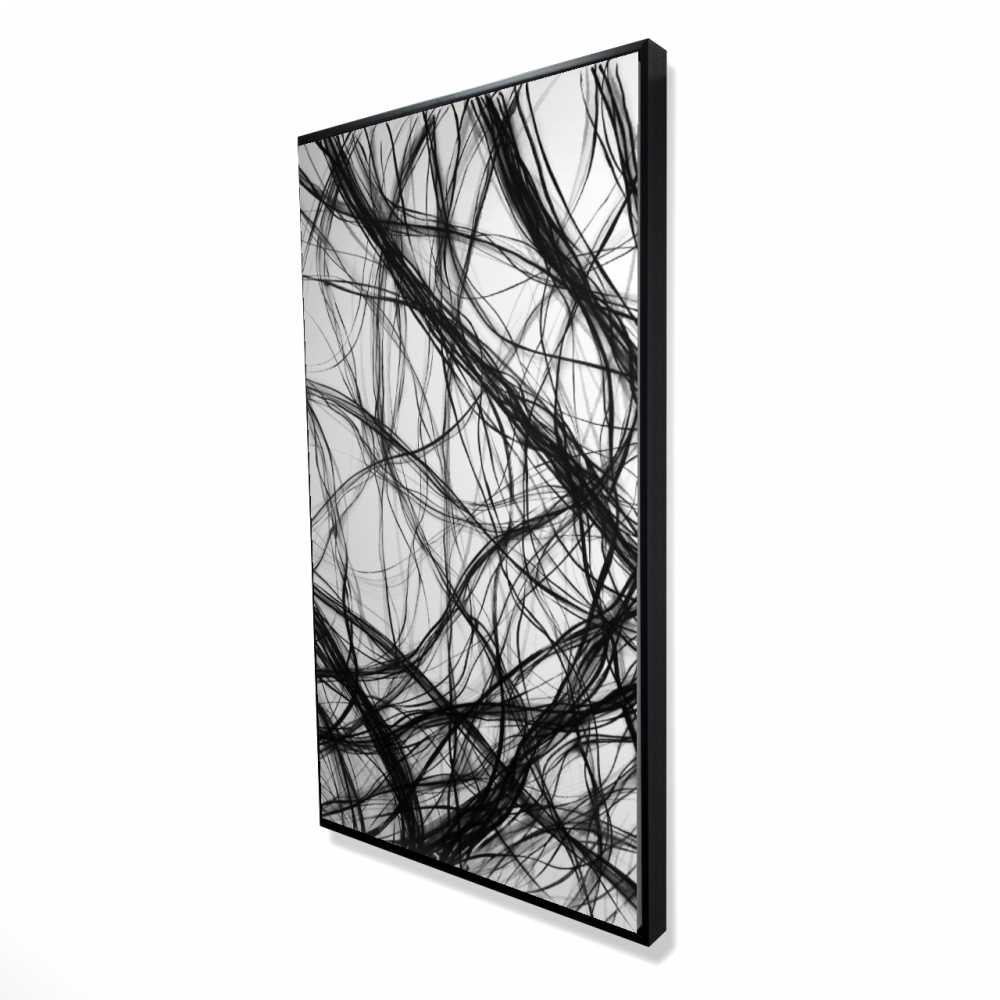 2081-4824-AB97 24 x 48 in. Connection - Shapes Man Cave Framed Canvas - Home Decor