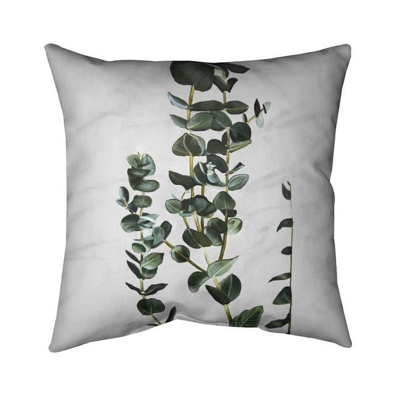 18 x 18 in. Eucalyptus Stems-Double Sided Print Indoor Pillow
