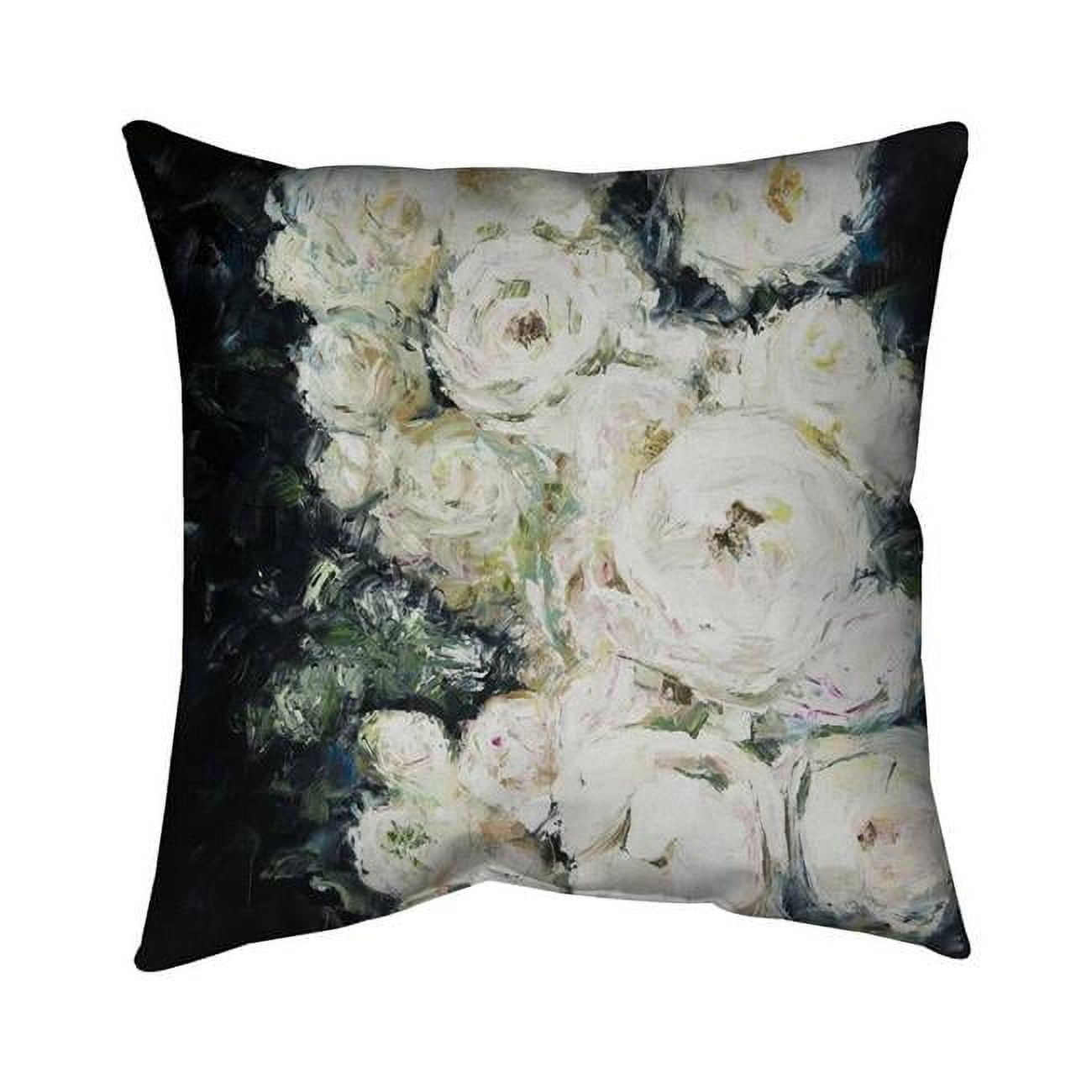 18 x 18 in. Garden Roses-Double Sided Print Indoor Pillow