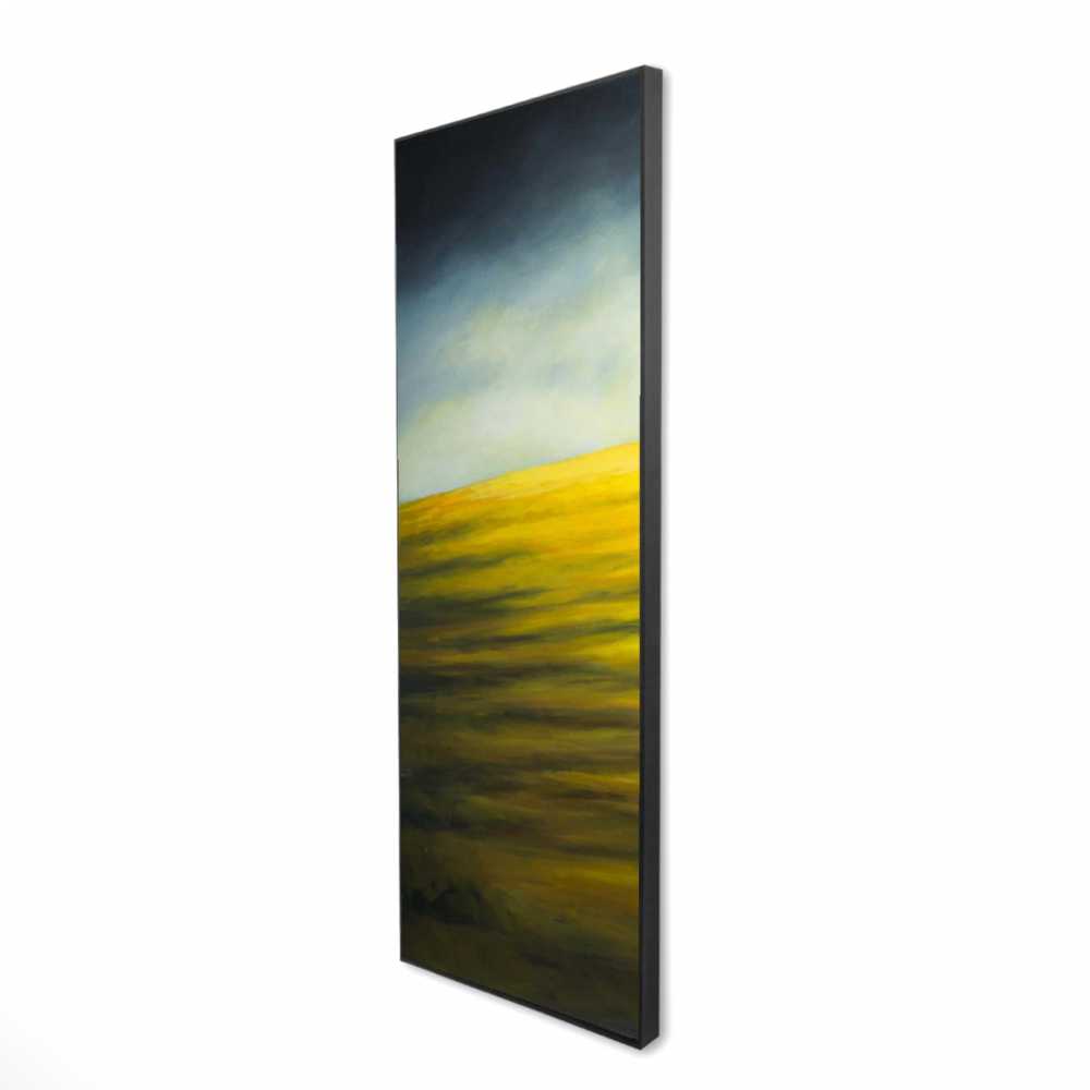 2081-6020-LA173 20 x 60 in. Hillock - Rustic Framed Canvas Landscape for Home Decor