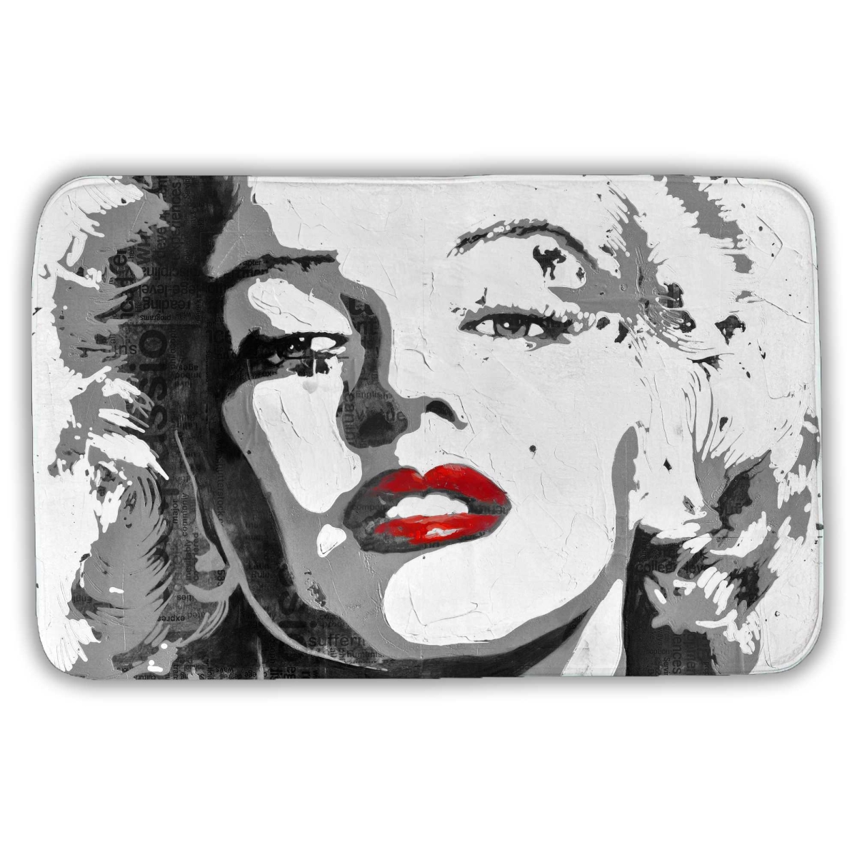 C1BM213474EJ2L 21 x 34 in. Marilyn Monroe Figurative Retro Bath Mat - Home Decor