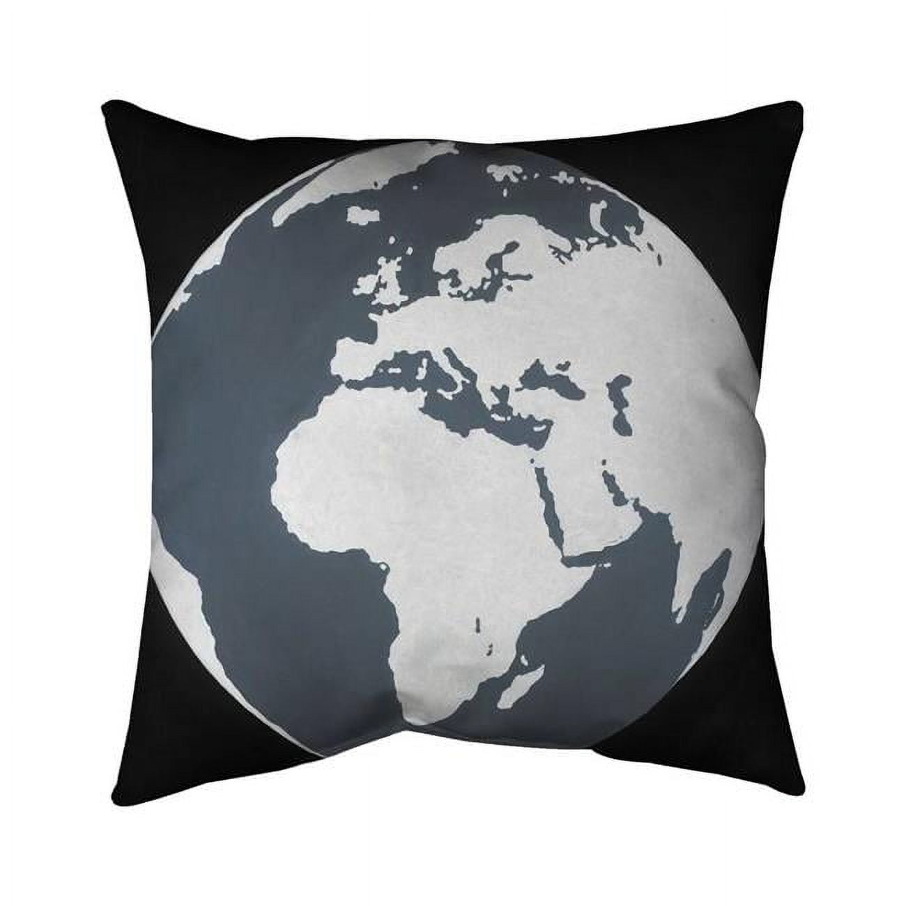 18 x 18 in. Earth-Double Sided Print Indoor Pillow