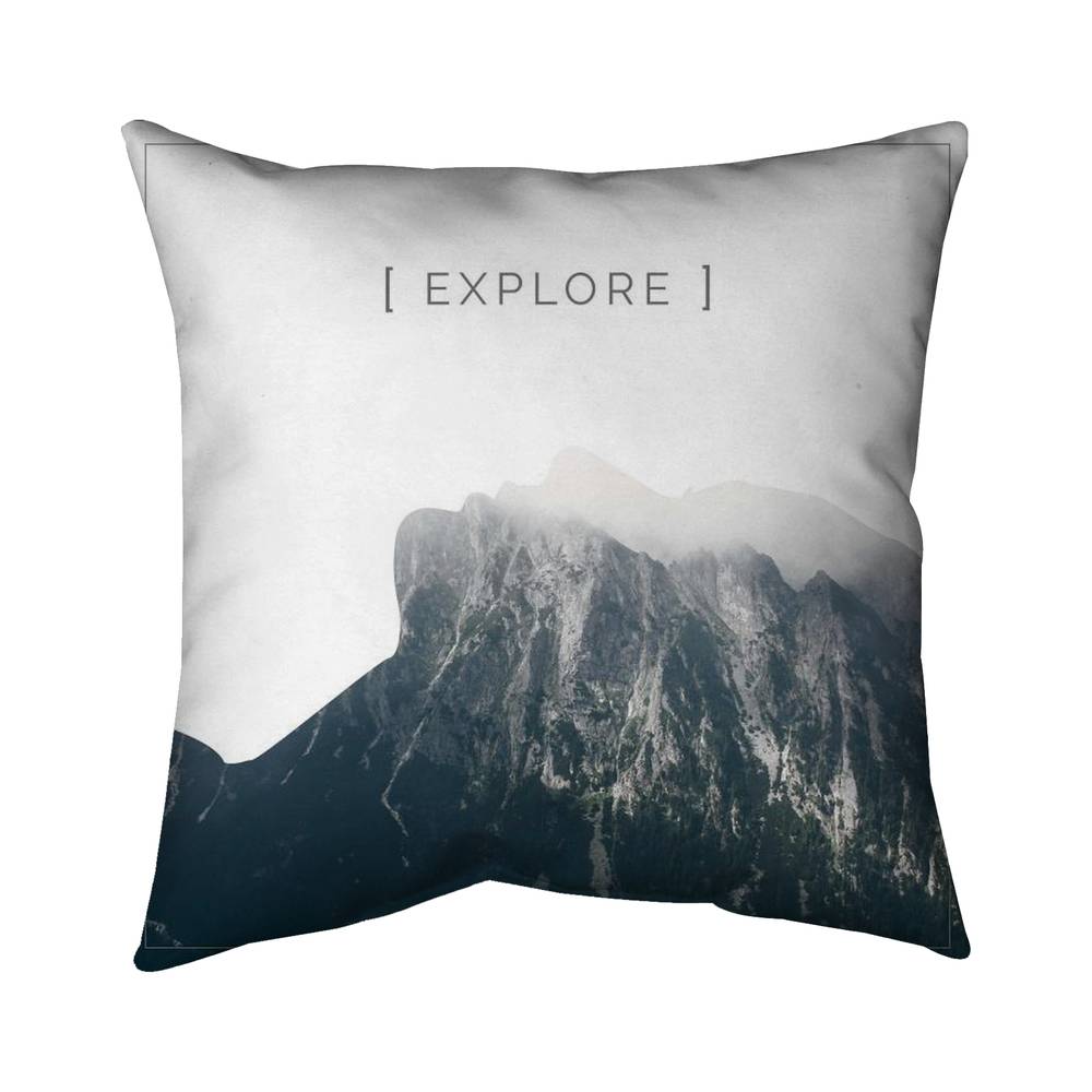 5543-2626-QU25-1 26 x 26 in. Explore Figurative Livingroom Poly Twill Throw - Home Decor