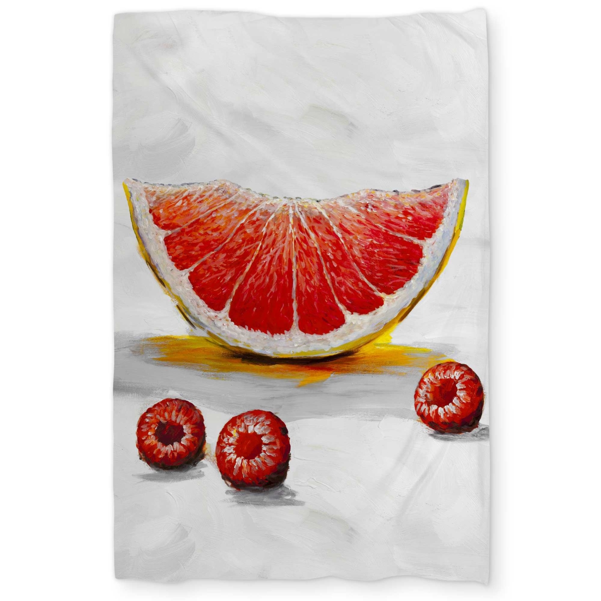 C1DCTXLWVLPTV5 Grapefruit Slice Coral Kitchen Twin Size Extra Long Duvet Cover - Decor Delight