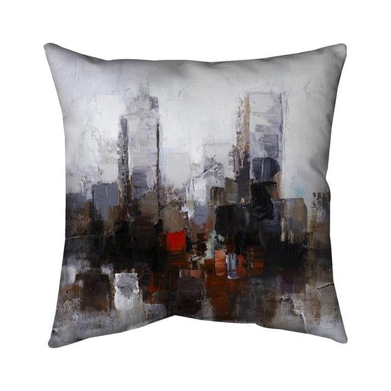 20 x 20 in. Obscure City-Double Sided Print Indoor Pillow