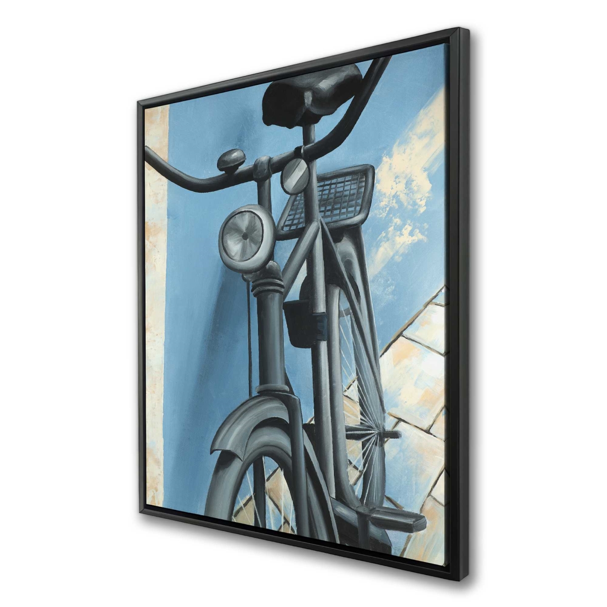 C1FC3648PIDVZN 36 x 48 in. Abandoned Bicycle - Framed Canvas - Transportation