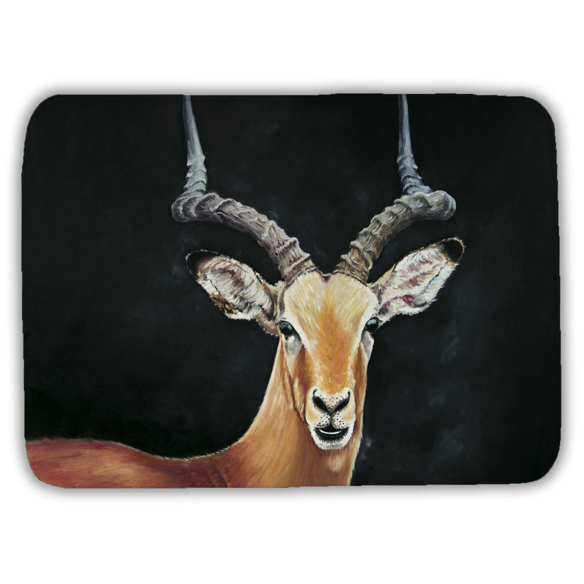 C1BM1724GPTDMO 17 x 24 in. Antelope Brown Man Cave Bath Mat - Home Decor Essential