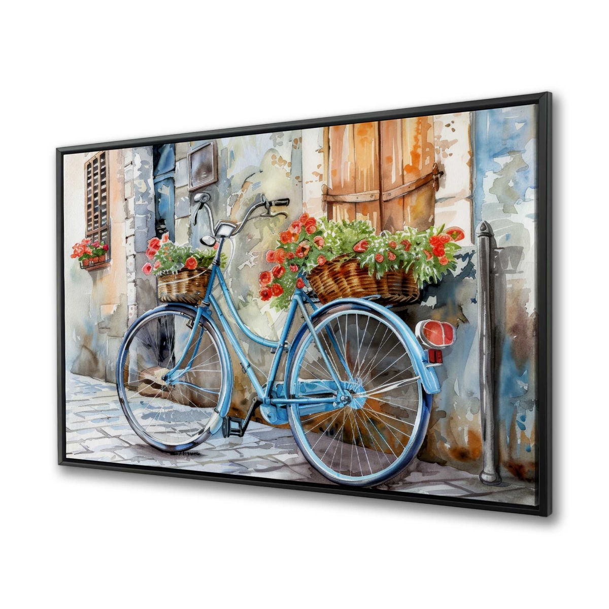 C1FC3648E5LMJK 36 x 48 in. On The Wall - Red Framed Canvas for Stunning Home Decor