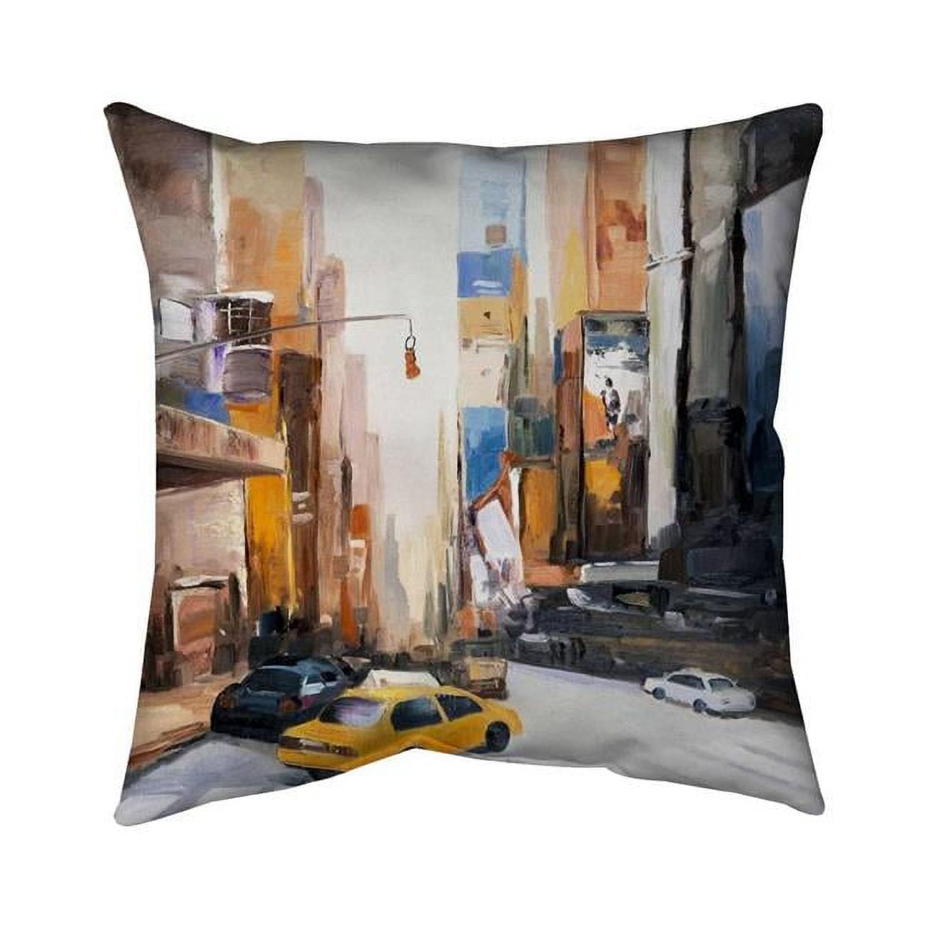 20 x 20 in. New-York Early in the Morning-Double Sided Print Indoor Pillow