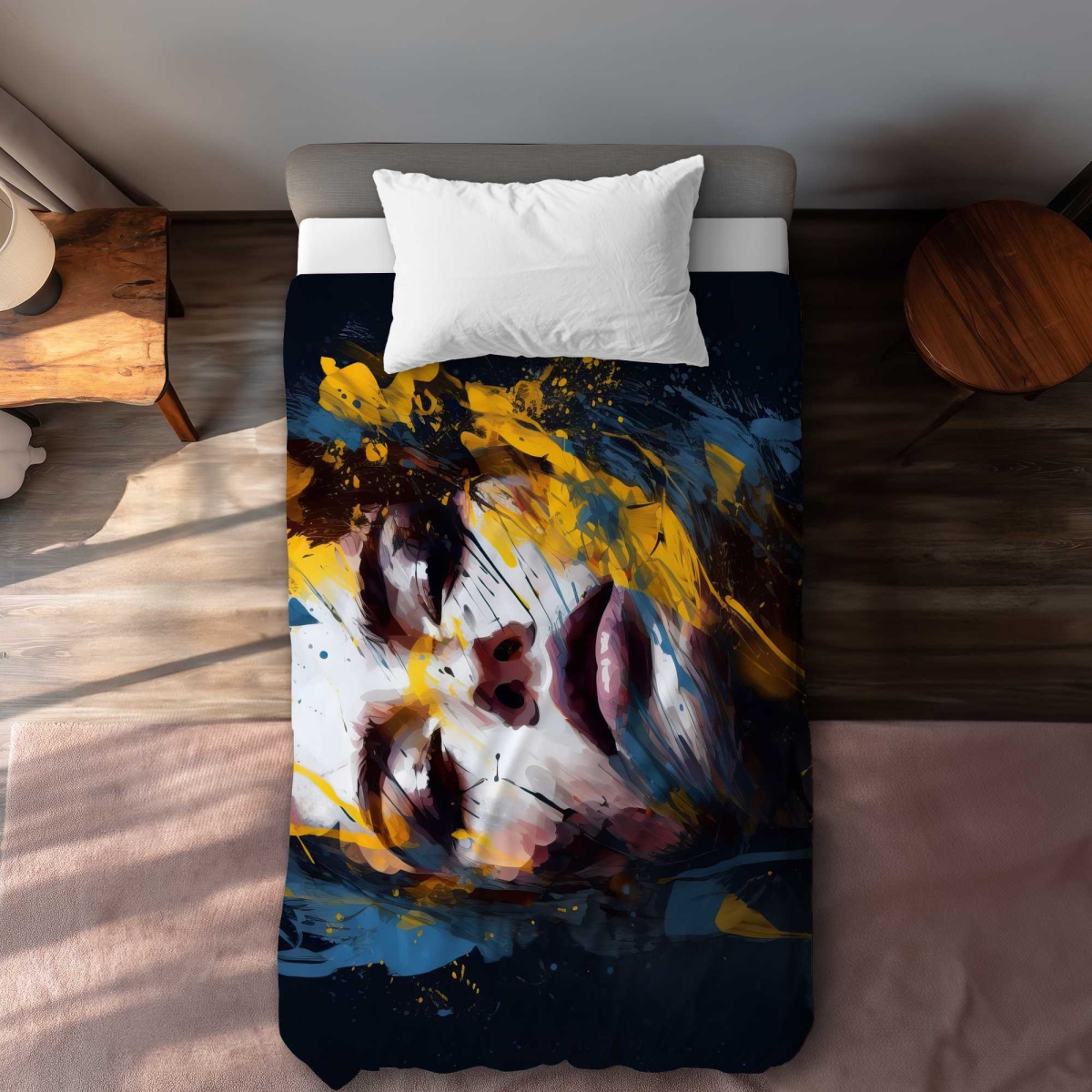 C1DCTXLW545OMN Sensual Tornado - Illustrative Figurative Twin Size Extra Long Duvet Cover