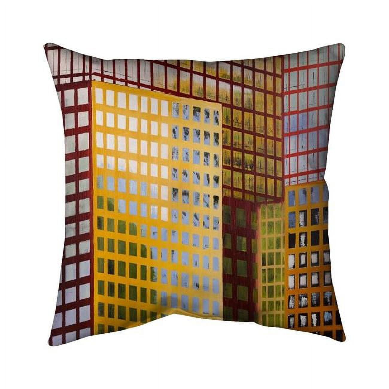 20 x 20 in. Skyscrapers-Double Sided Print Indoor Pillow