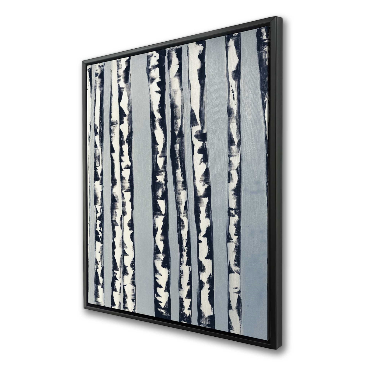 C1FC3648T7JSL9 36 x 48 in. Small Birch Trees - Framed Canvas Decor - Tree Landscapes