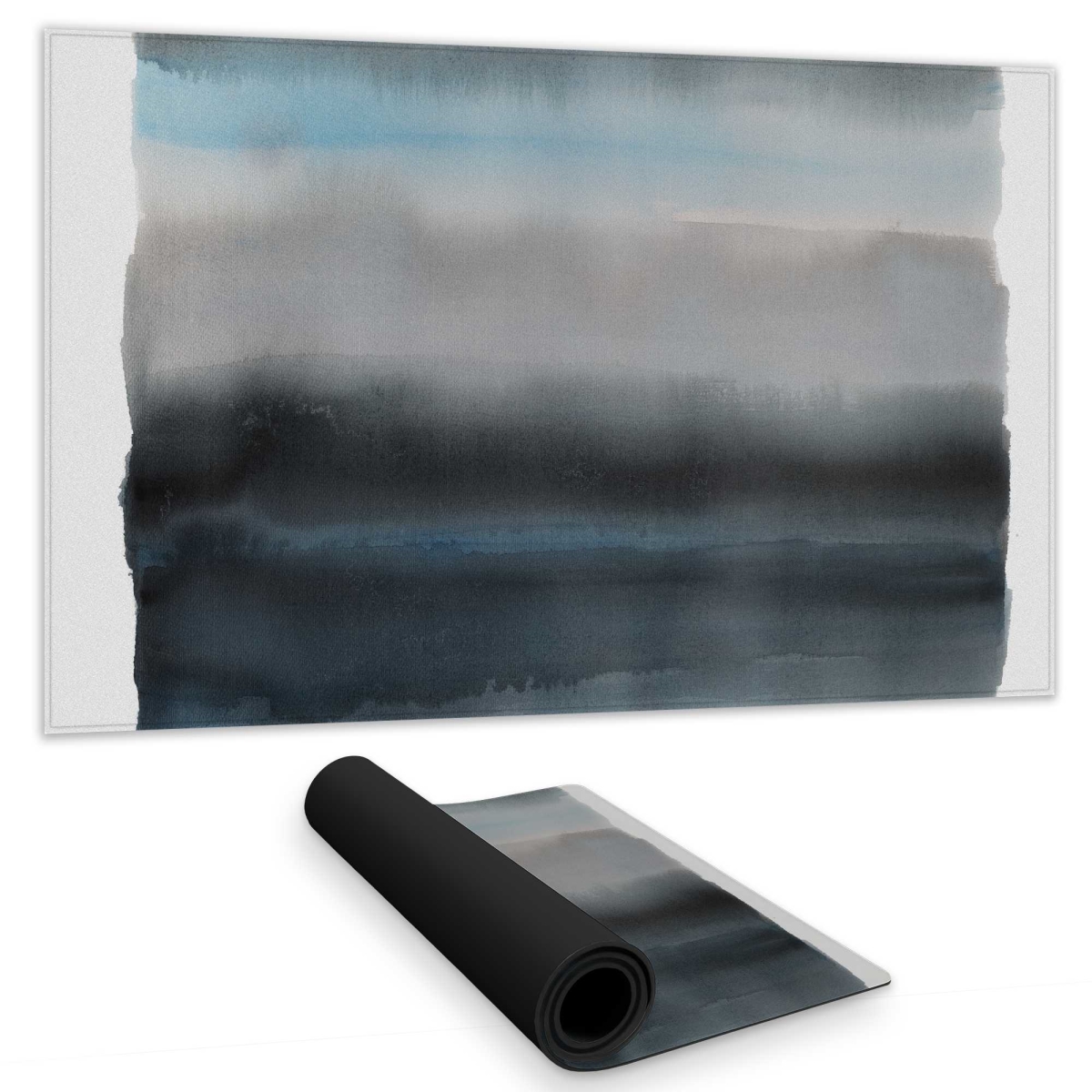 C1DM1424E0RNLC 14 x 24 in. Shade of Blue - Abstract Blue Gaming Desk Mat for Home Decor