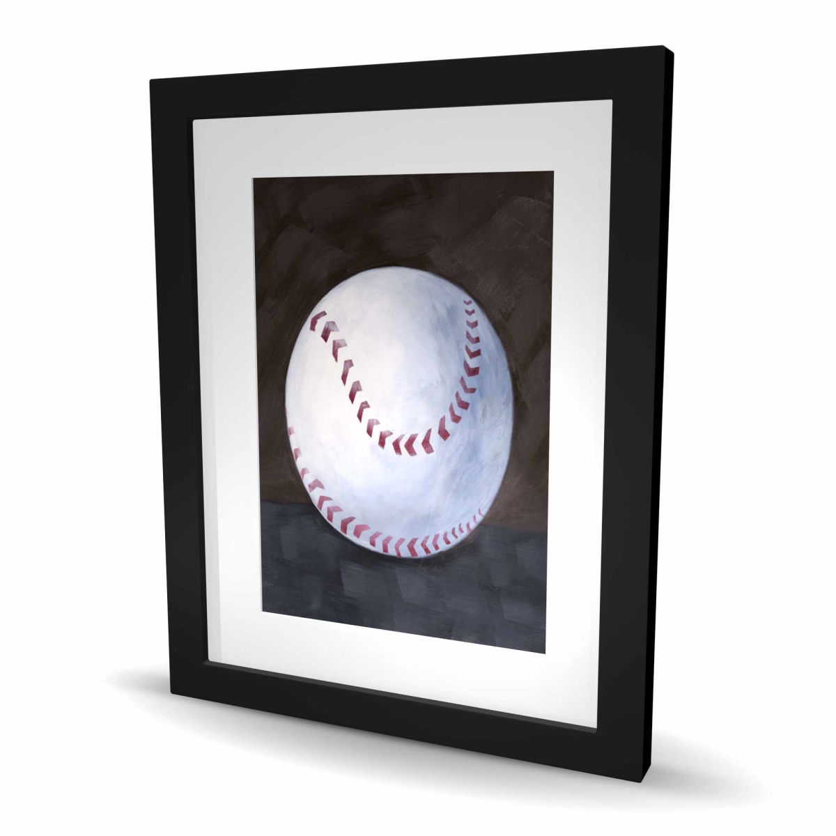 C1FM16207K2XVU 16 x 20 in. Baseball Ball Still Life Print Wall Art - Man Cave Home Decor Art