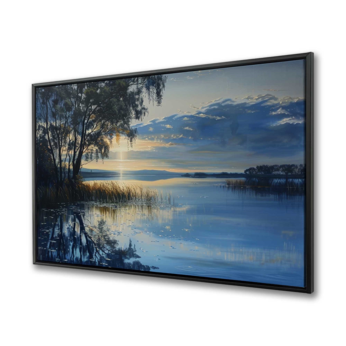 C1FC3648VWA1AJ 36 x 48 in. Immobile - Turquoise Framed Canvas for Elegant Home Decor