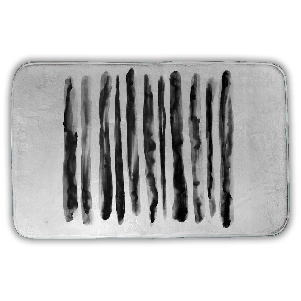 5930-3421-AB109 21 x 34 in. Hatching Bath Mat - Stylish Home Decor for Your Bathroom