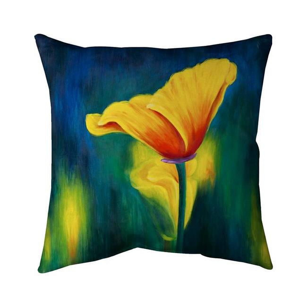 20 x 20 in. Superb Contrast Flowers-Double Sided Print Indoor Pillow