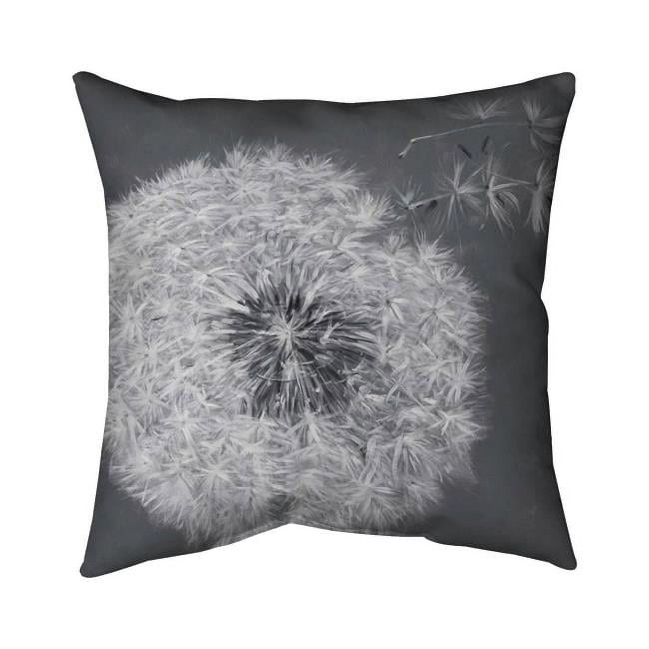 20 x 20 in. Blowing Dandelion-Double Sided Print Indoor Pillow