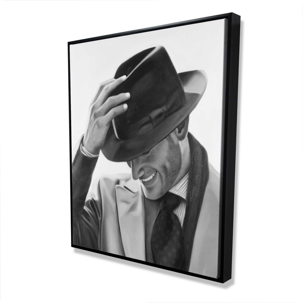 C1FC4860BXVOD7 48 x 60 in. Well-Dressed Man - Office Clothes Framed Canvas Home Decor