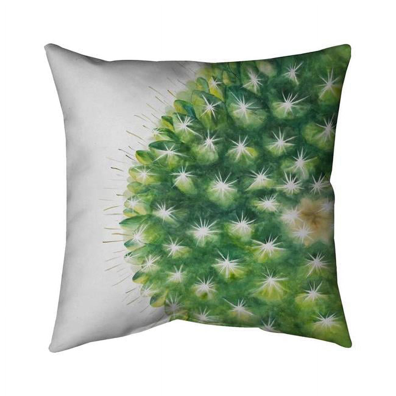 20 x 20 in. Watercolor Mini Cactus-Double Sided Print Indoor Pillow