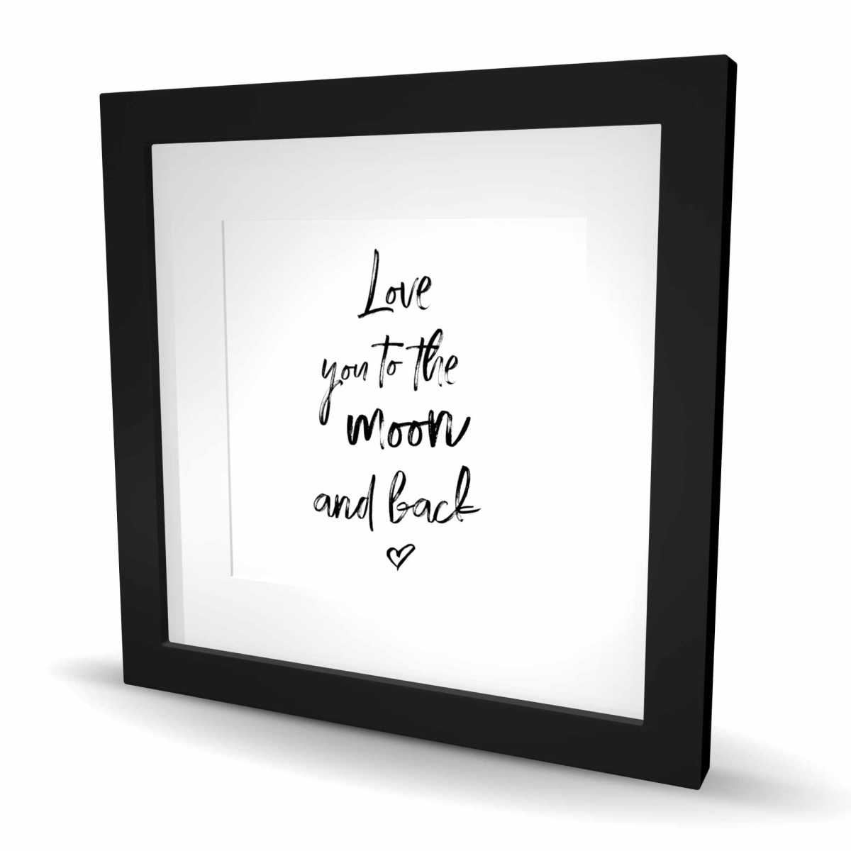 C1FM1616FOIYNI 16 x 16 in. Love You To the Moon & Back Wall Art - Best Sellers Astronomy Print