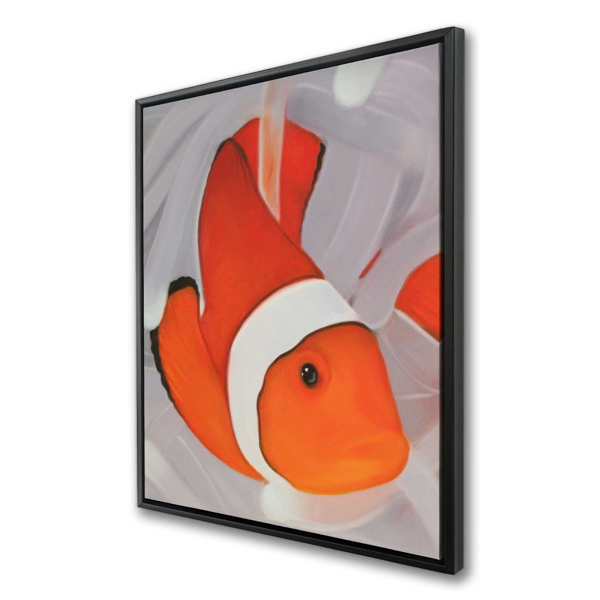 C1FC3648CH2JOJ 36 x 48 in. Clownfish Under The Sea - Bedroom Sea Framed Canvas Decor