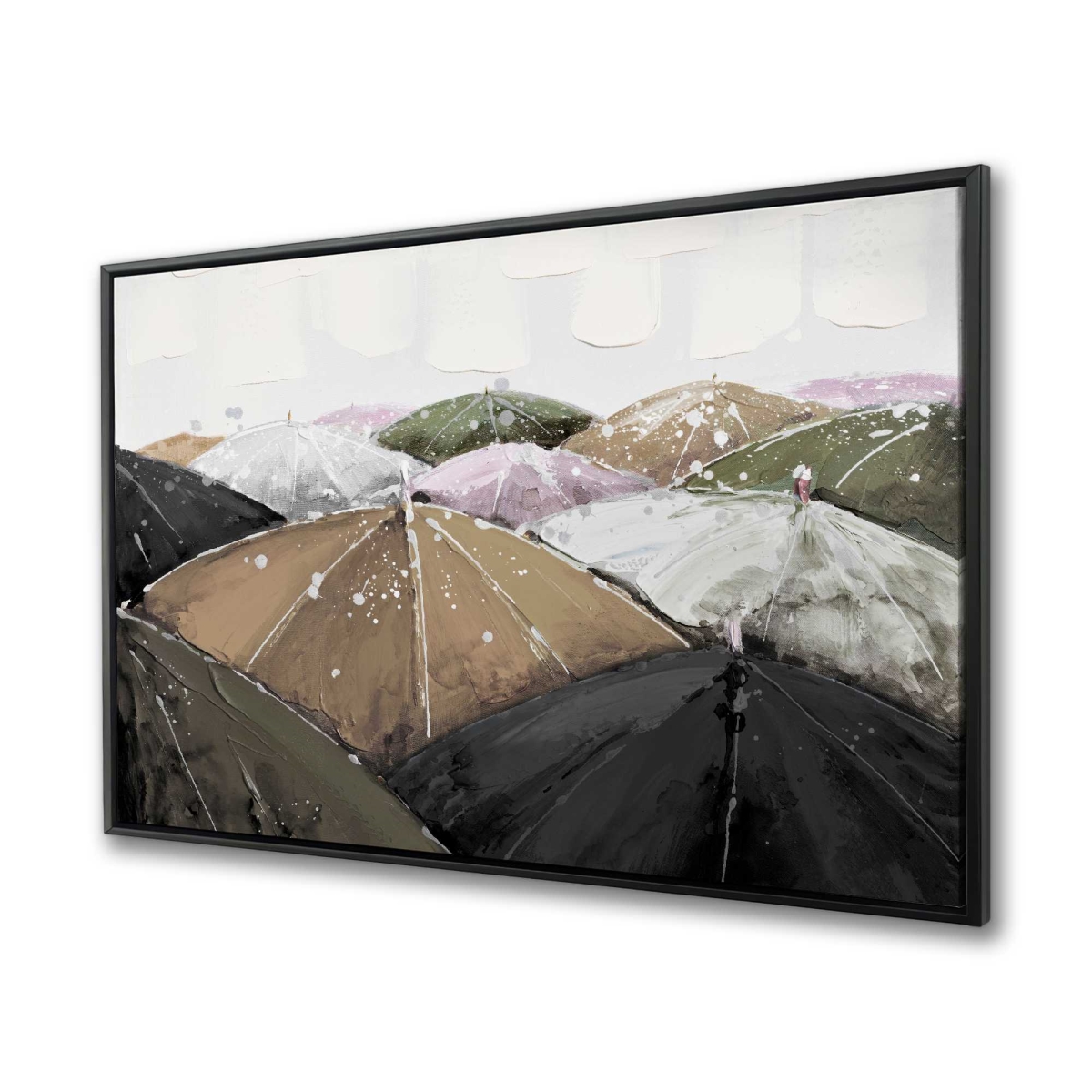 C1FC3648FVXLNH 36 x 48 in. Spring Showers - Framed Canvas Bedroom Decor for Home