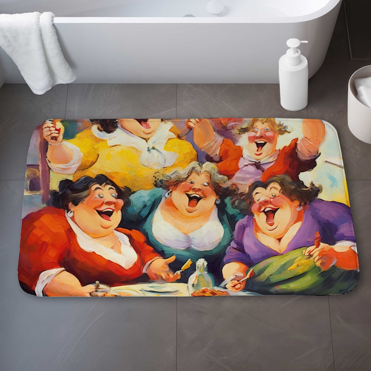 C1BM2134NFSTNK 21 x 34 in. The Buffet Kitchen Bath Mat - Stylish Home Decor Accessory