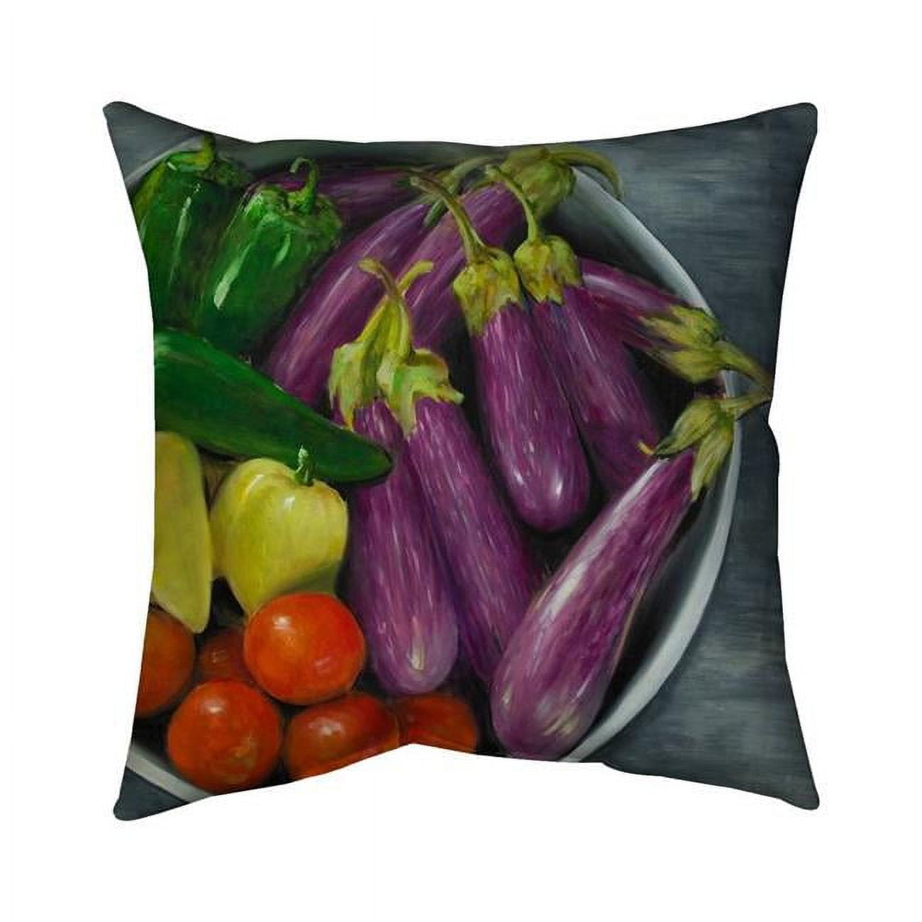 20 x 20 in. Bowl of Vegetables-Double Sided Print Indoor Pillow
