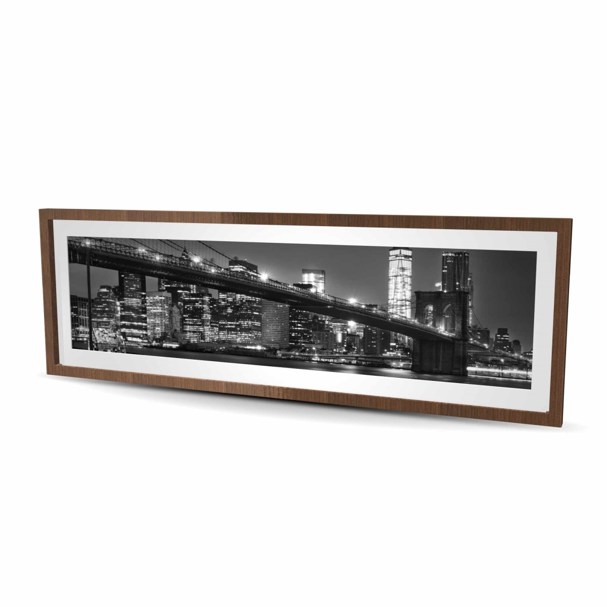 C1FM2060DU7SKE 20 x 60 in. City Under the Night - Black Photography Print Wall Art - Home Decor