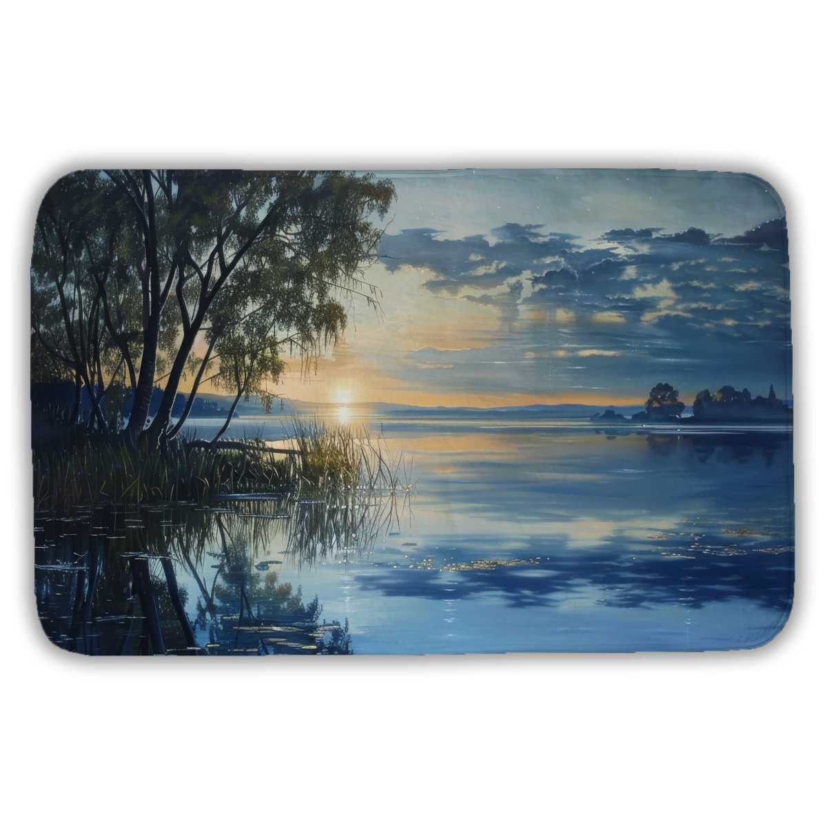 C1BM2134AKZ3JC 21 x 34 in. Marsh Turquoise Bath Mat - Stylish Home Decor Essential